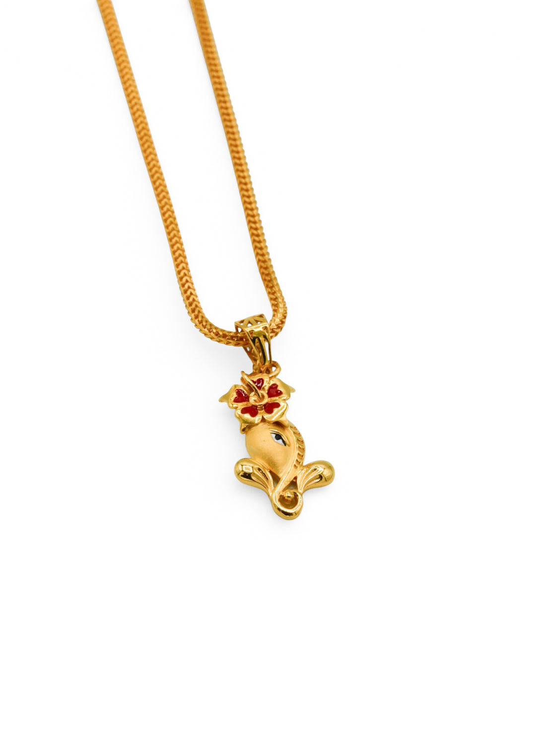 22Ct Gold Mina Ganeshji Pendant