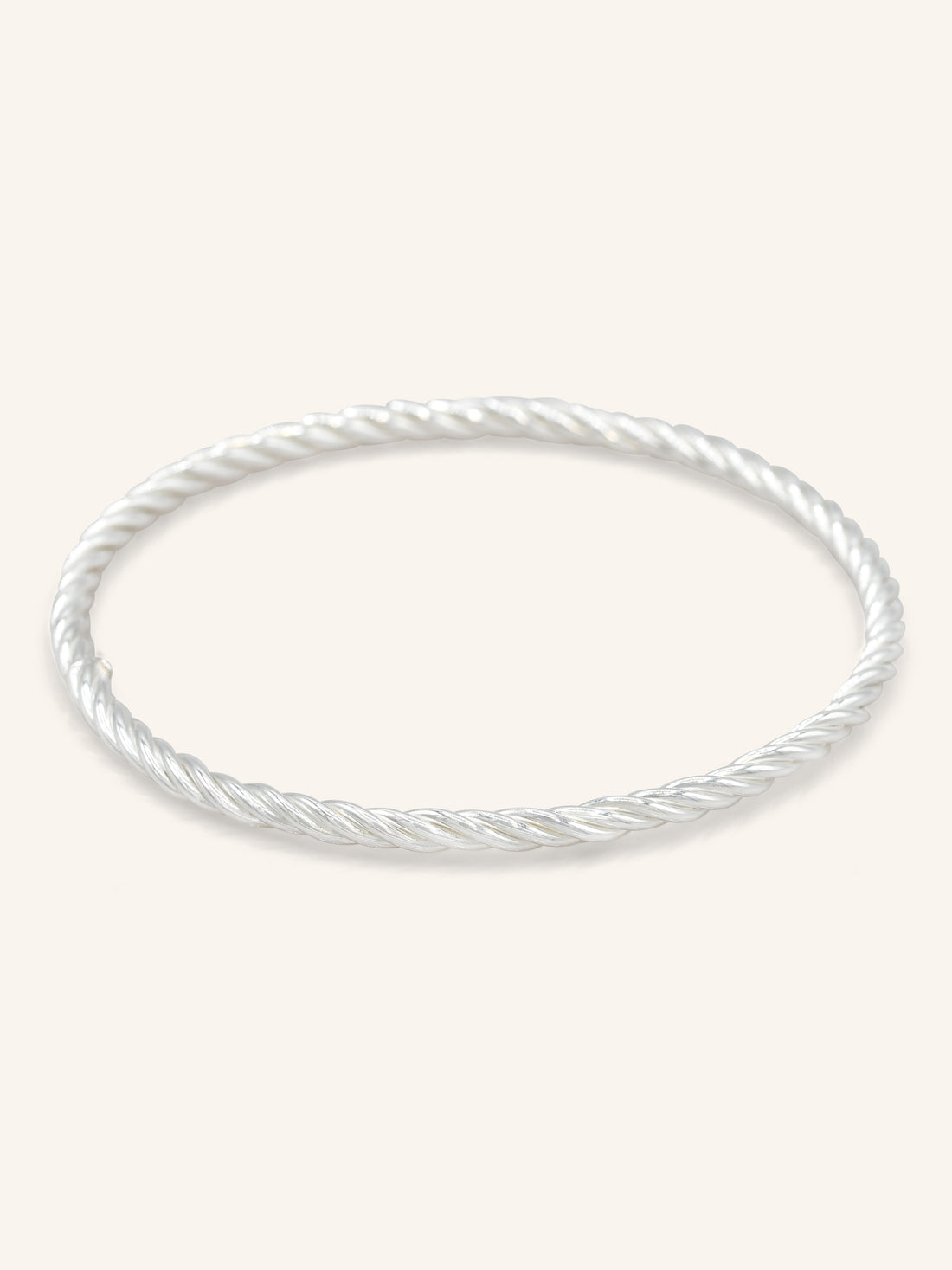 Sterling Silver Twisted Bangle