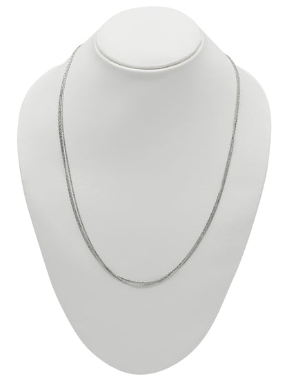 Sterling Silver 3 Row Chain