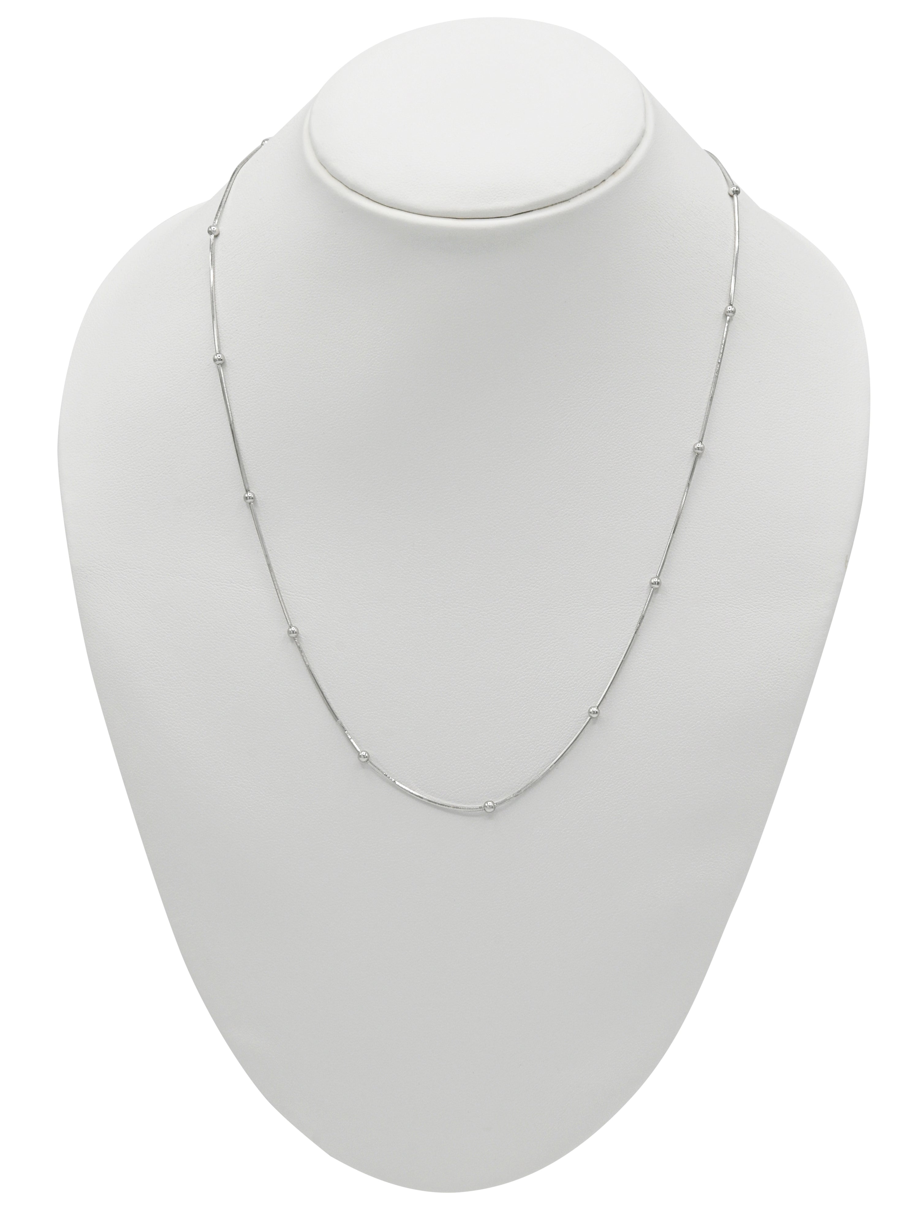 Sterling Silver Ball Chain - Roop Darshan