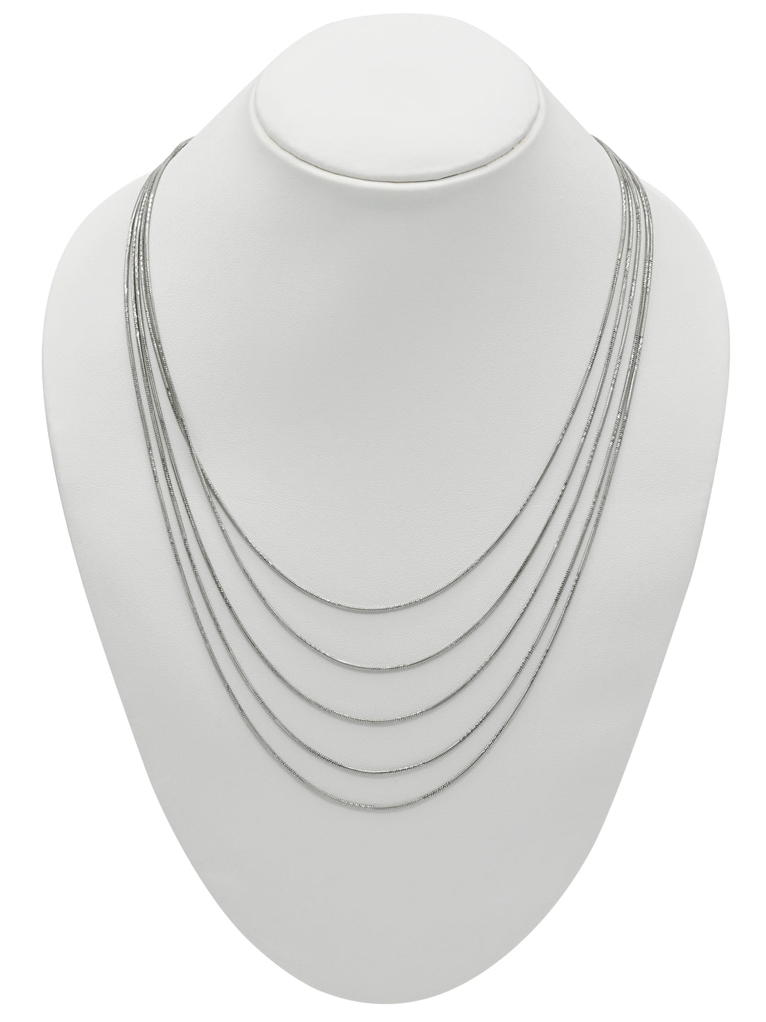 Sterling Silver 5 Row Chain