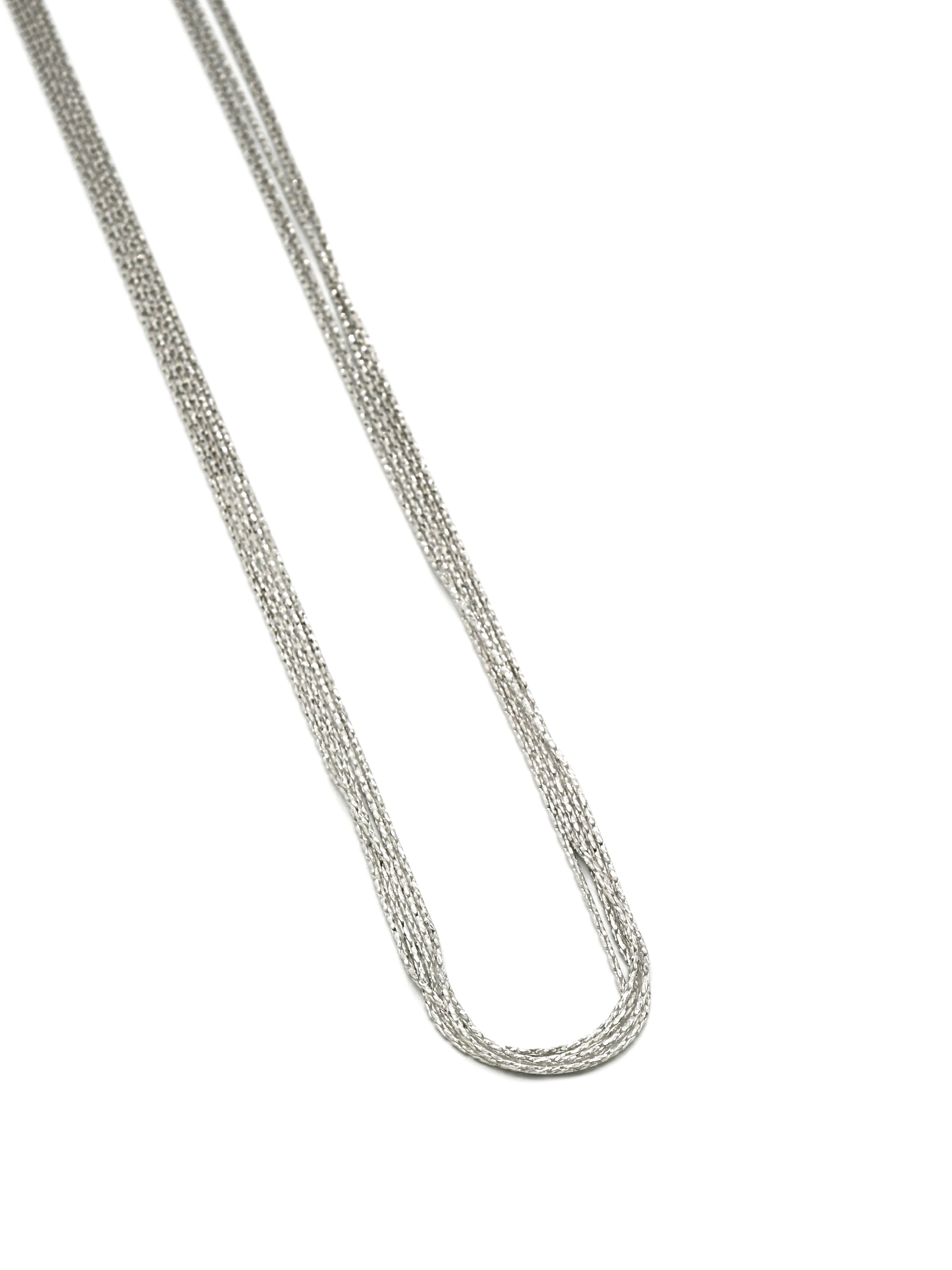Sterling Silver 5 Row Chain - Roop Darshan