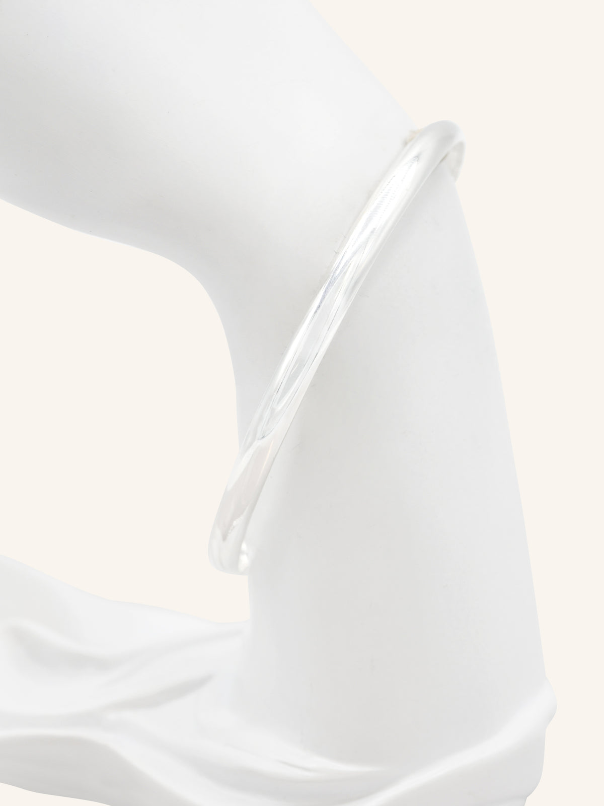 Sterling Silver Plain Bangle