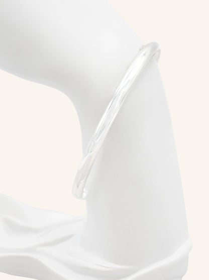 Sterling Silver Plain Bangle