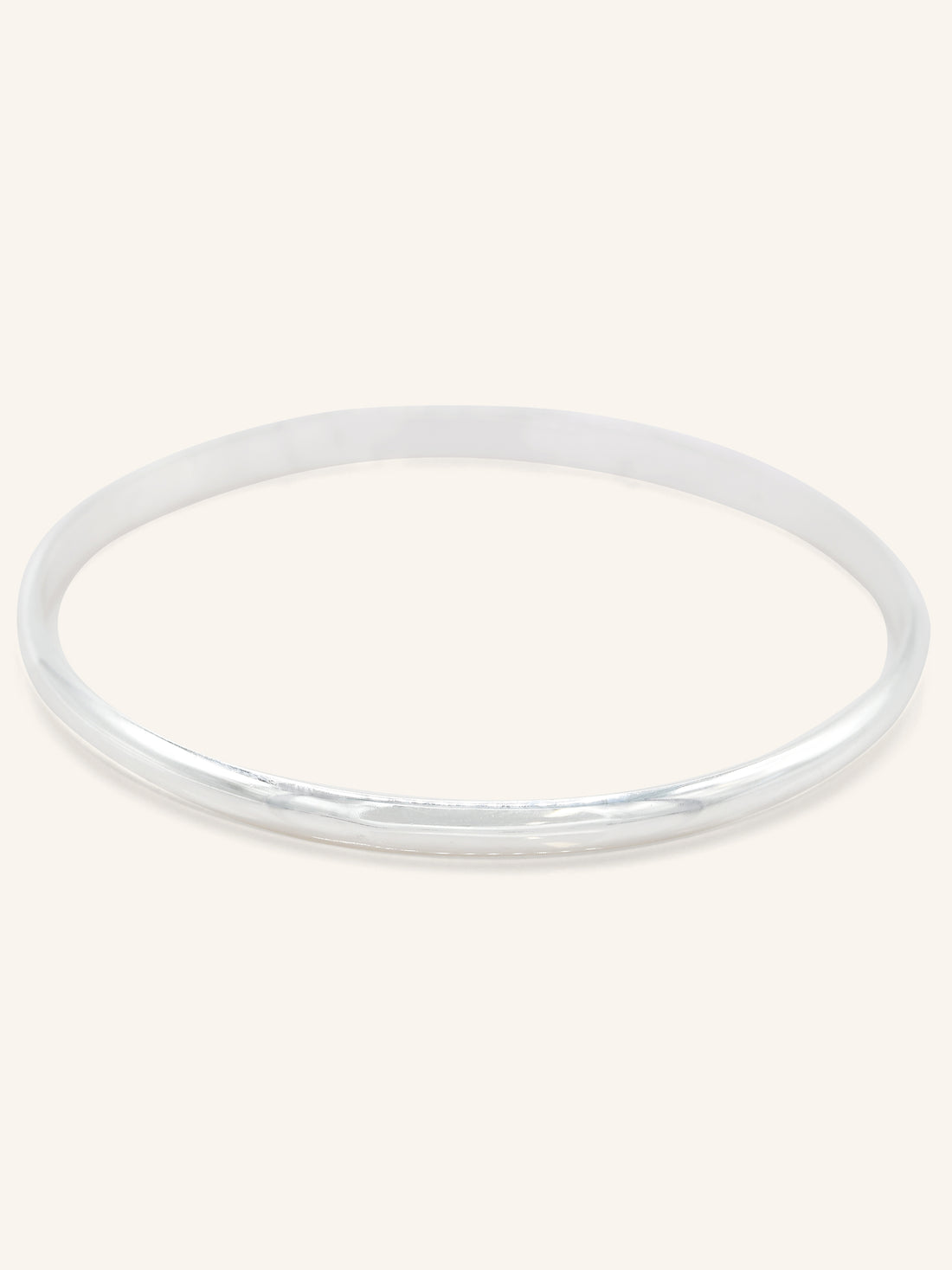 Sterling Silver Plain Bangle