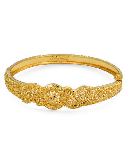 22ct Gold Filligree Screw Bangle