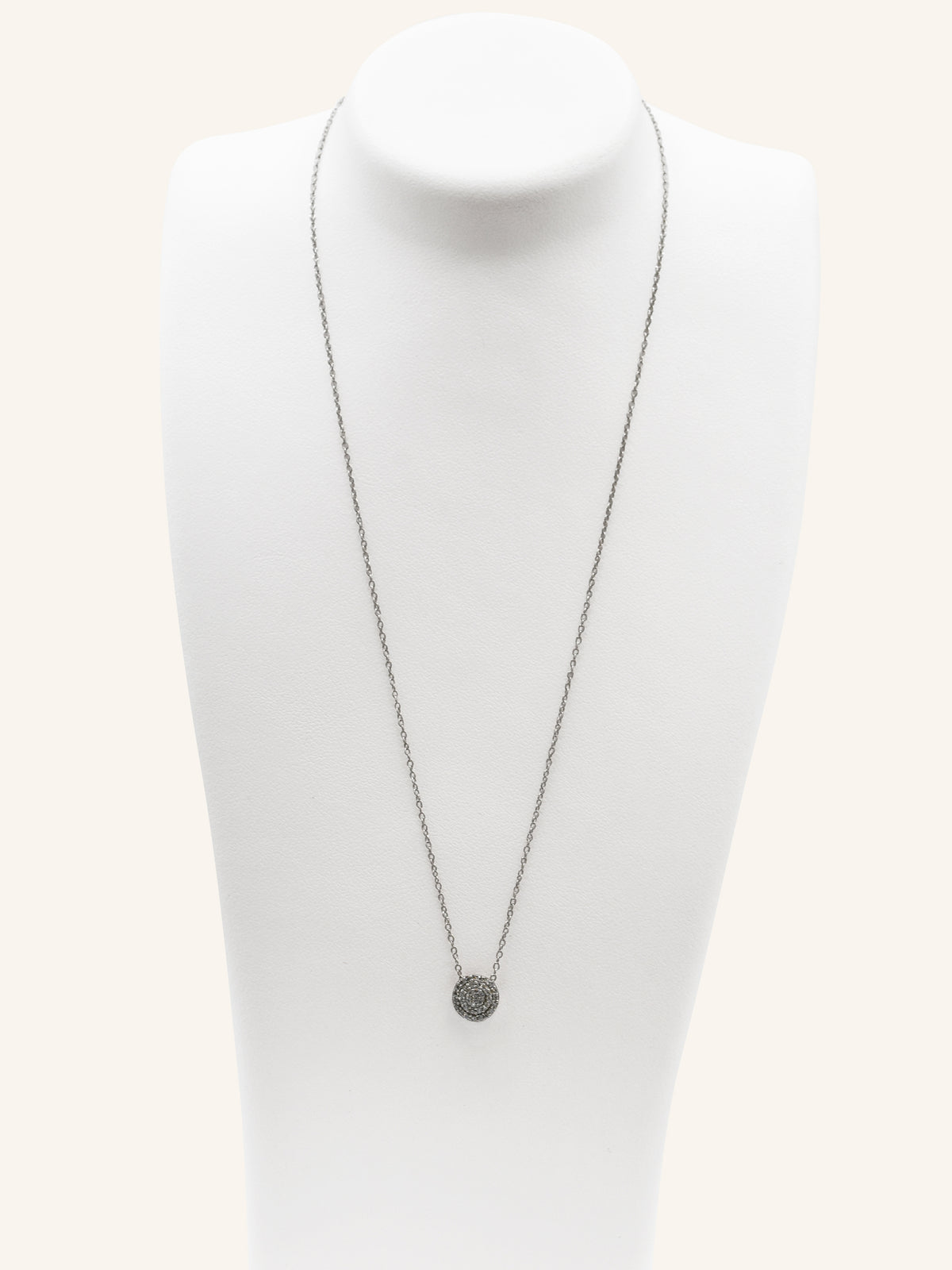 Cluster Sterling Silver Necklace