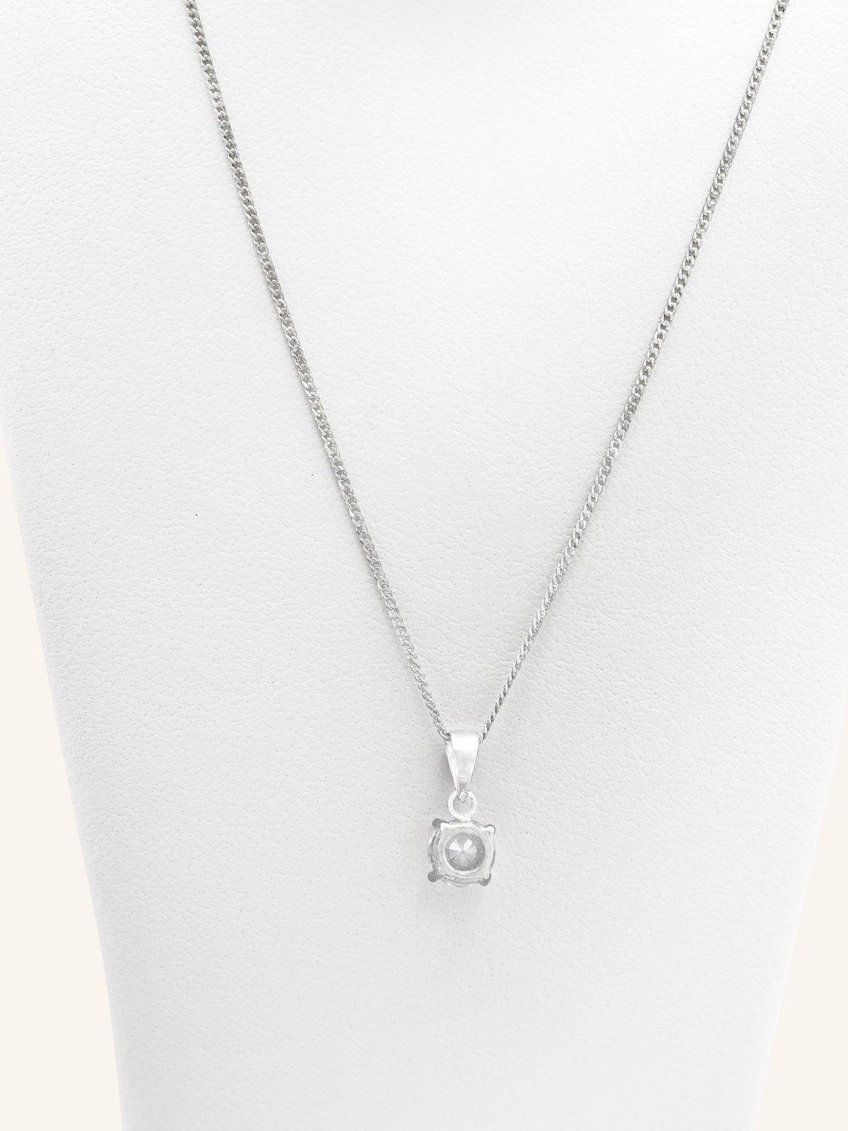 CZ Sterling Silver Necklace