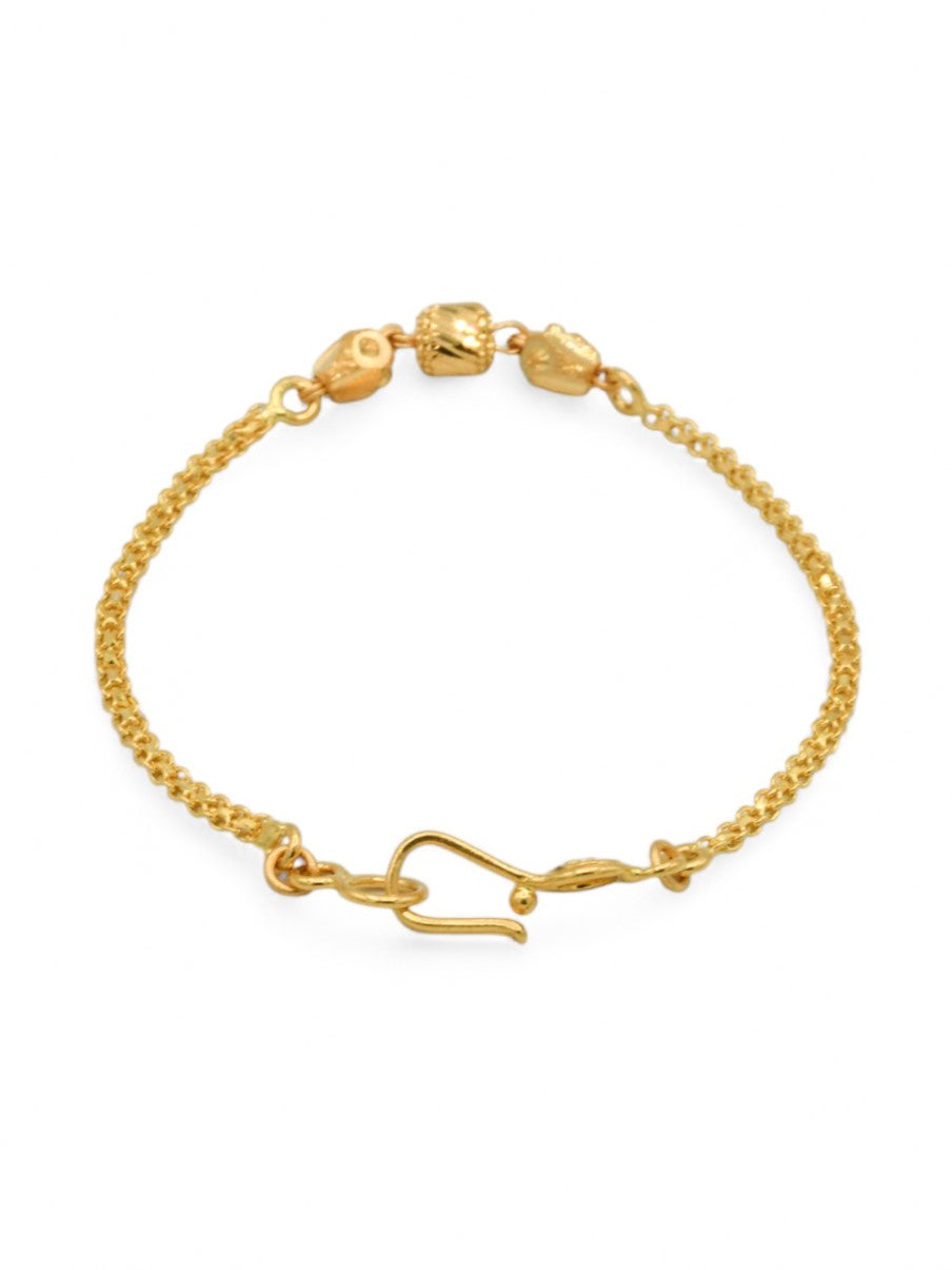 22ct Gold Ball Baby Bracelet - Roop Darshan