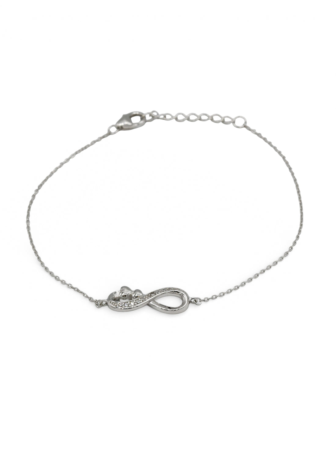 Sterling Silver CZ Bracelet - Roop Darshan