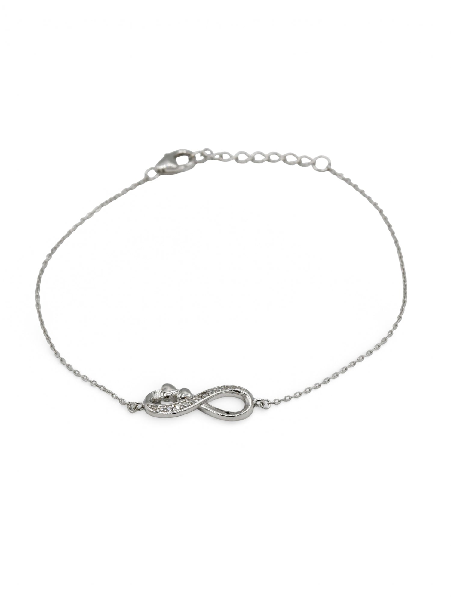 Sterling Silver CZ Bracelet - Roop Darshan