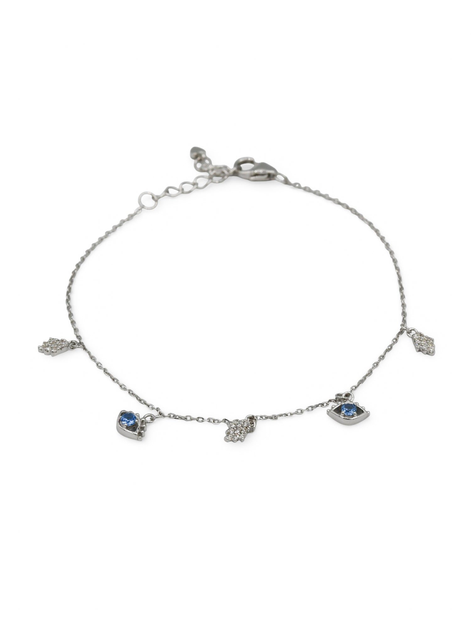 Sterling Silver CZ Bracelet - Roop Darshan
