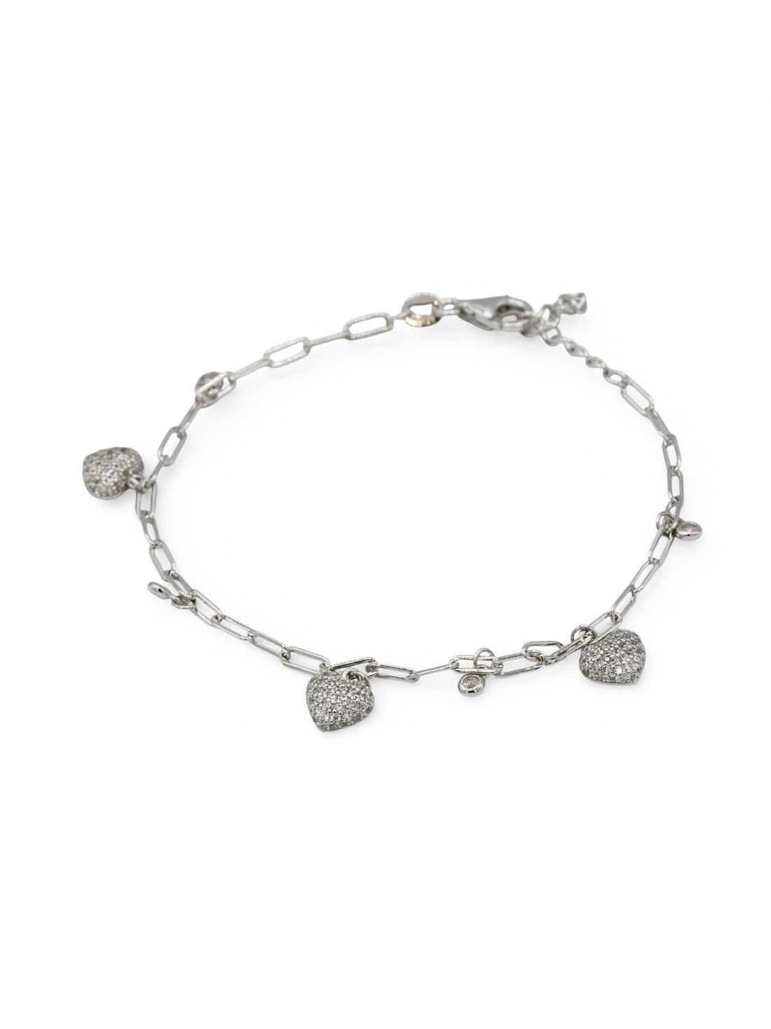 Sterling Silver CZ Bracelet - Roop Darshan