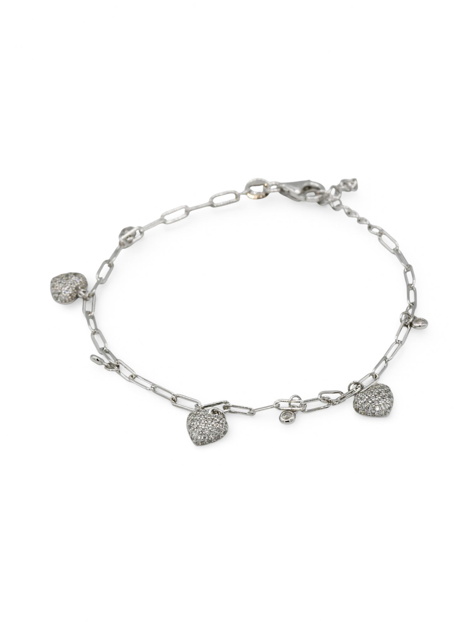 Sterling Silver CZ Bracelet - Roop Darshan