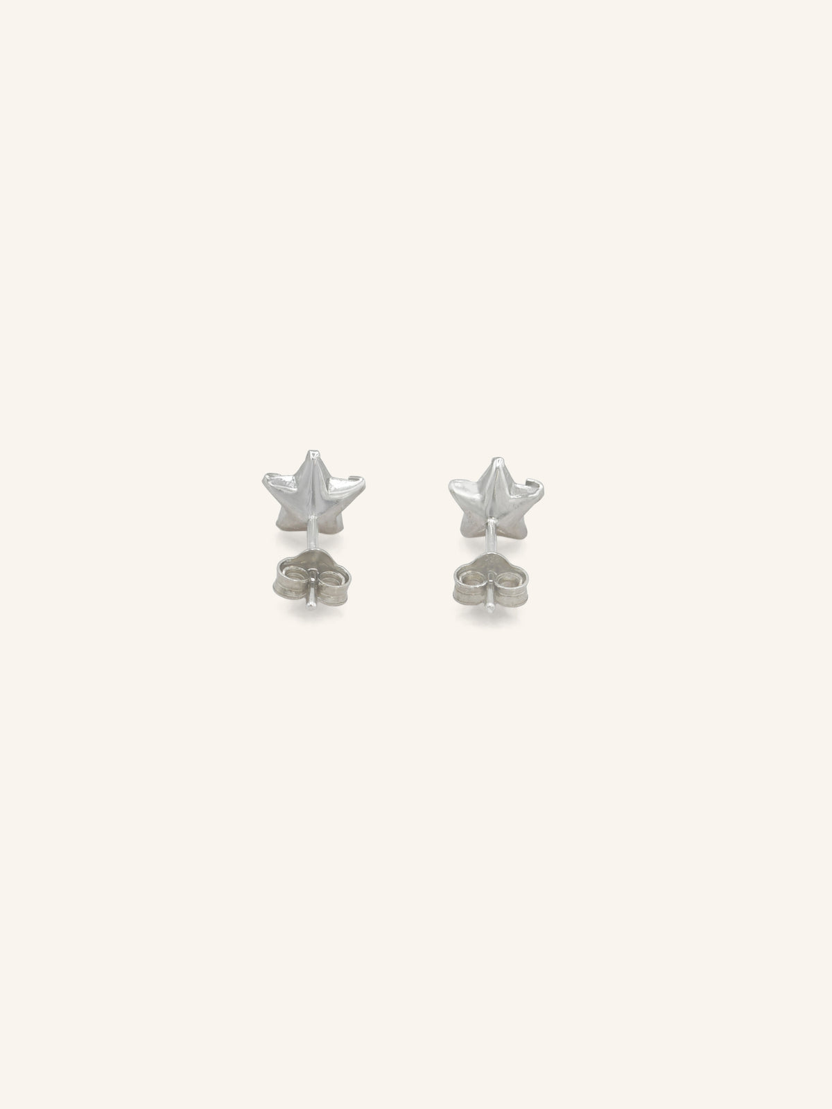 CZ Star Sterling Silver Studs