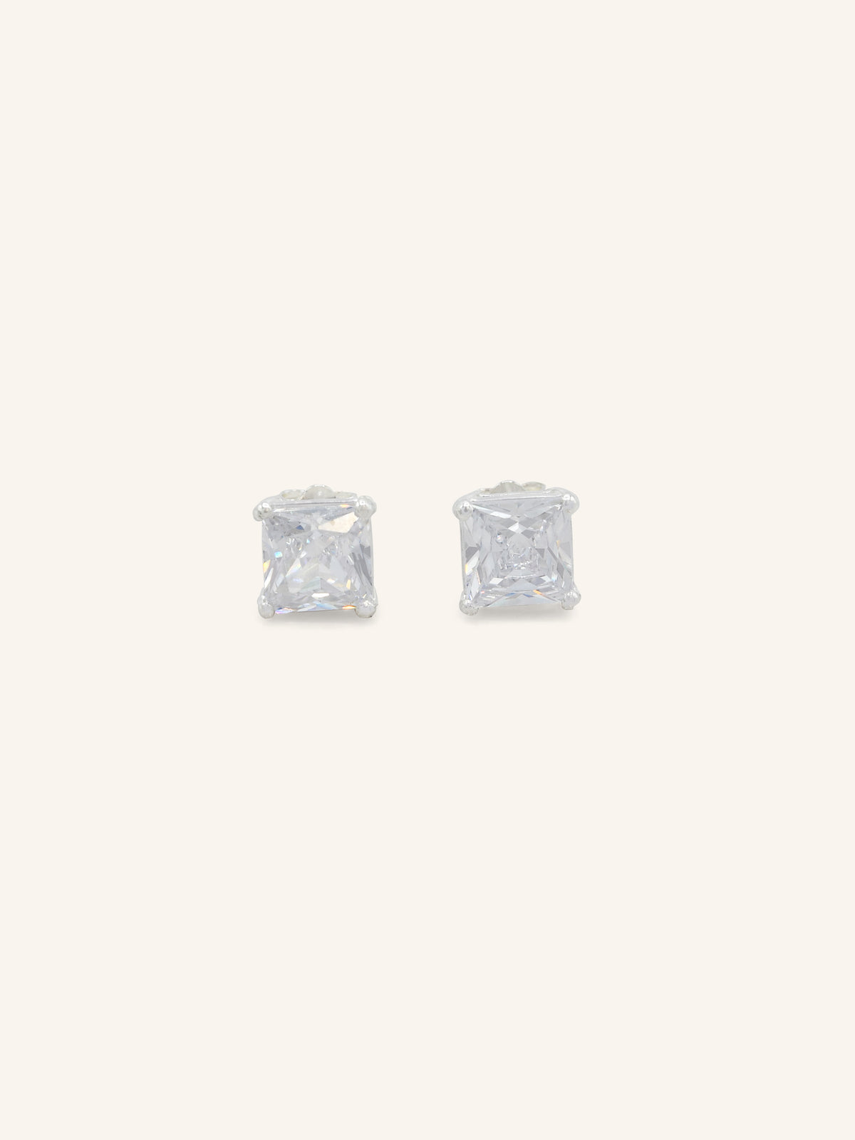 Sterling Silver CZ Studs
