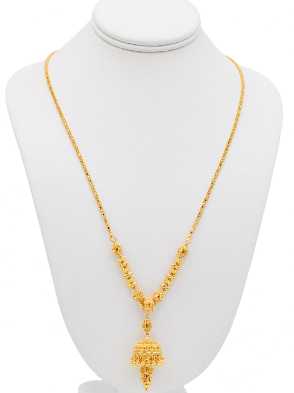 22ct Gold Necklace Set - Roop Darshan