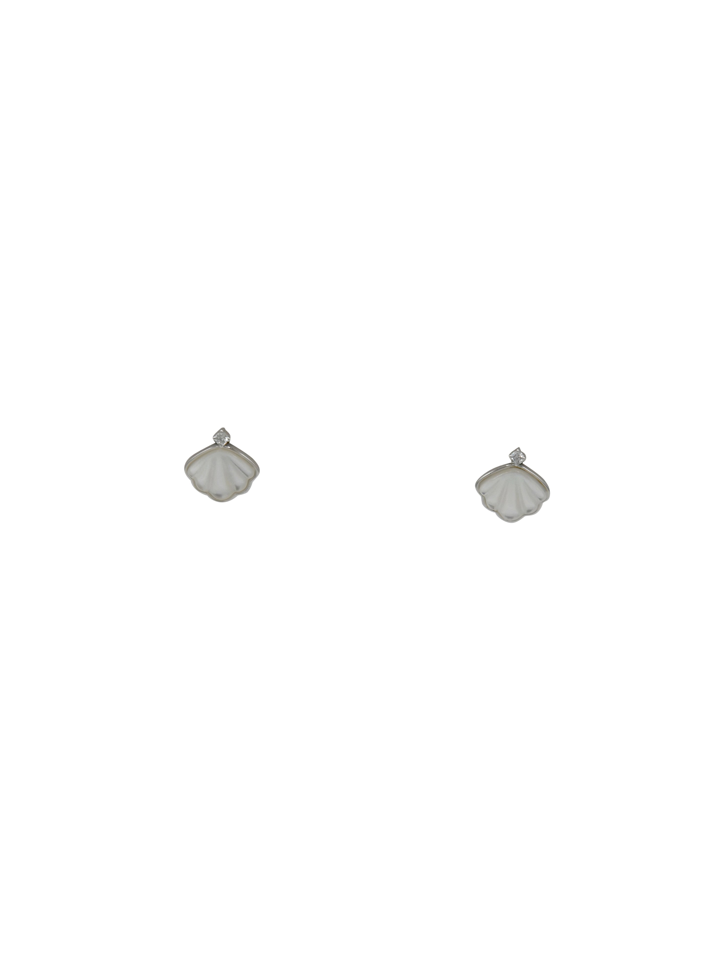 Sterling Silver CZ Necklace Set - Roop Darshan