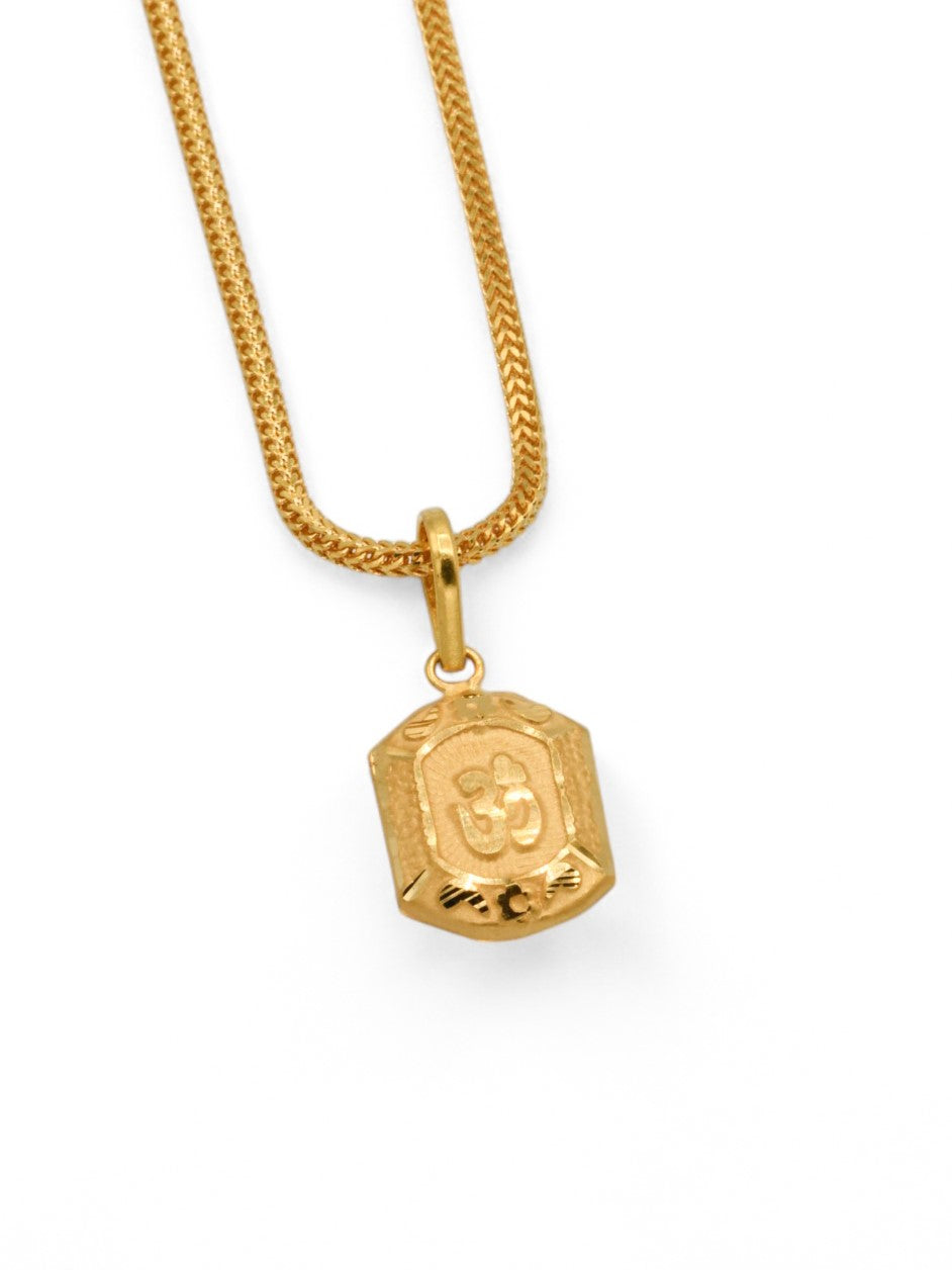 22ct Gold Om Pendant