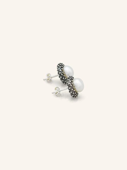 Sterling Silver Antique Studs