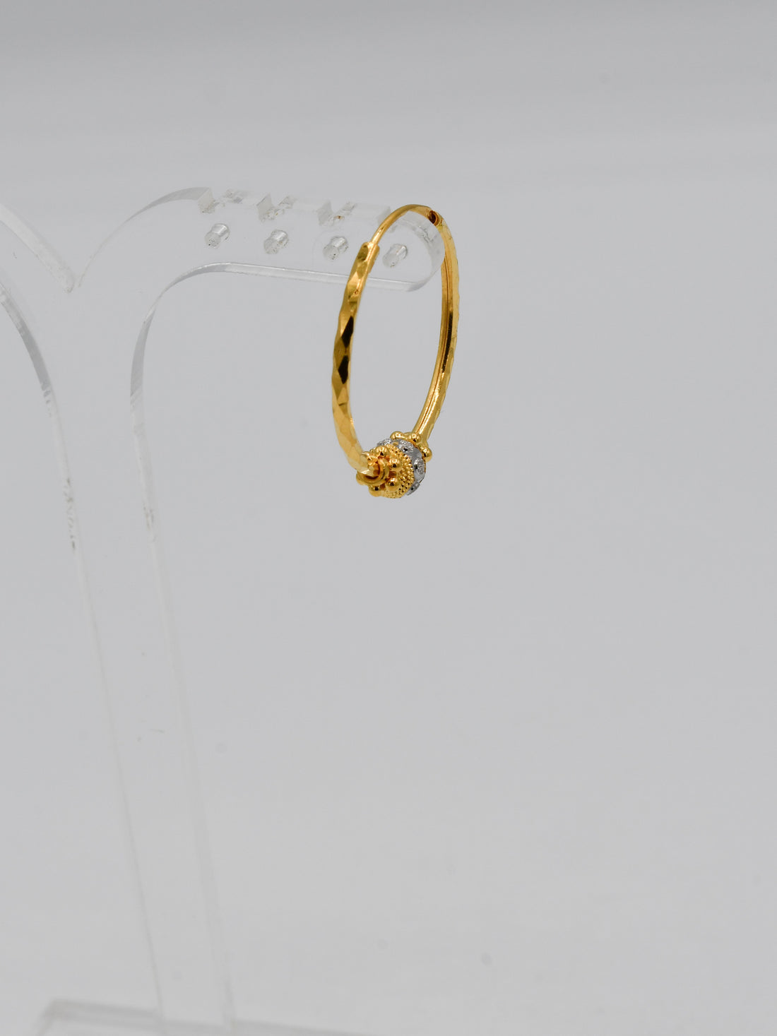 22Ct Gold Two Tone Ball Bali - Roop Darshan