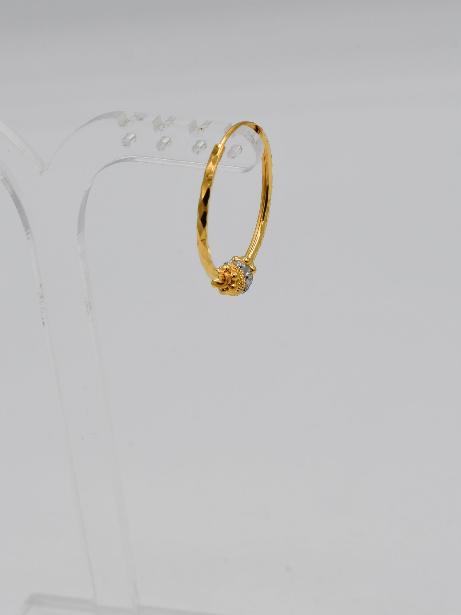 22Ct Gold Two Tone Ball Bali - Roop Darshan