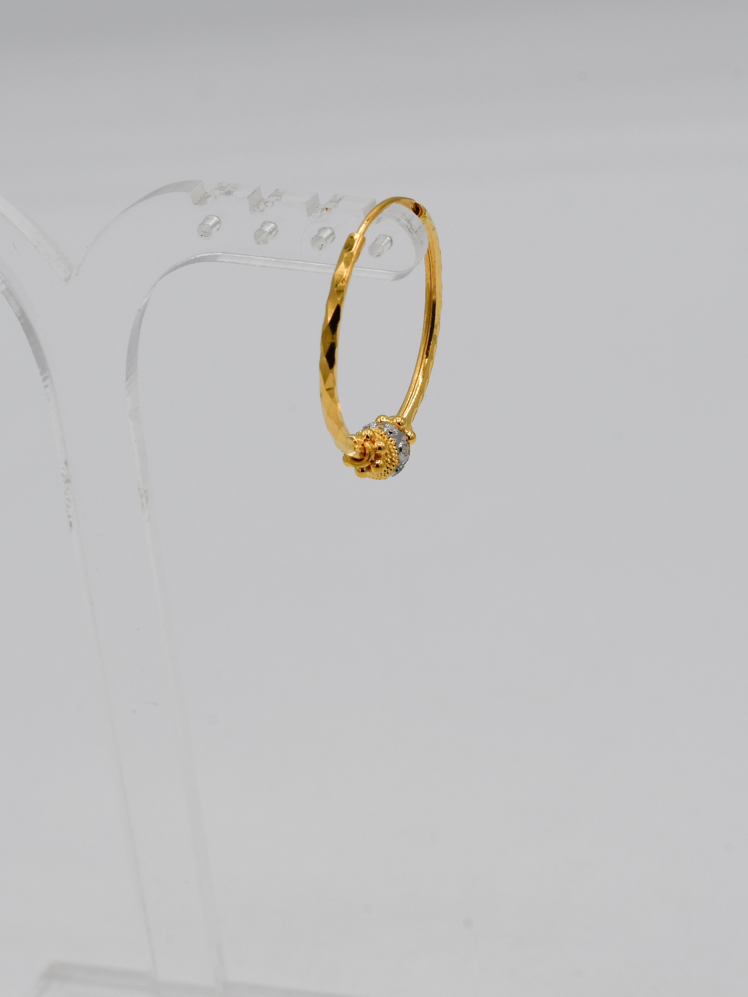 22Ct Gold Two Tone Ball Bali - Roop Darshan