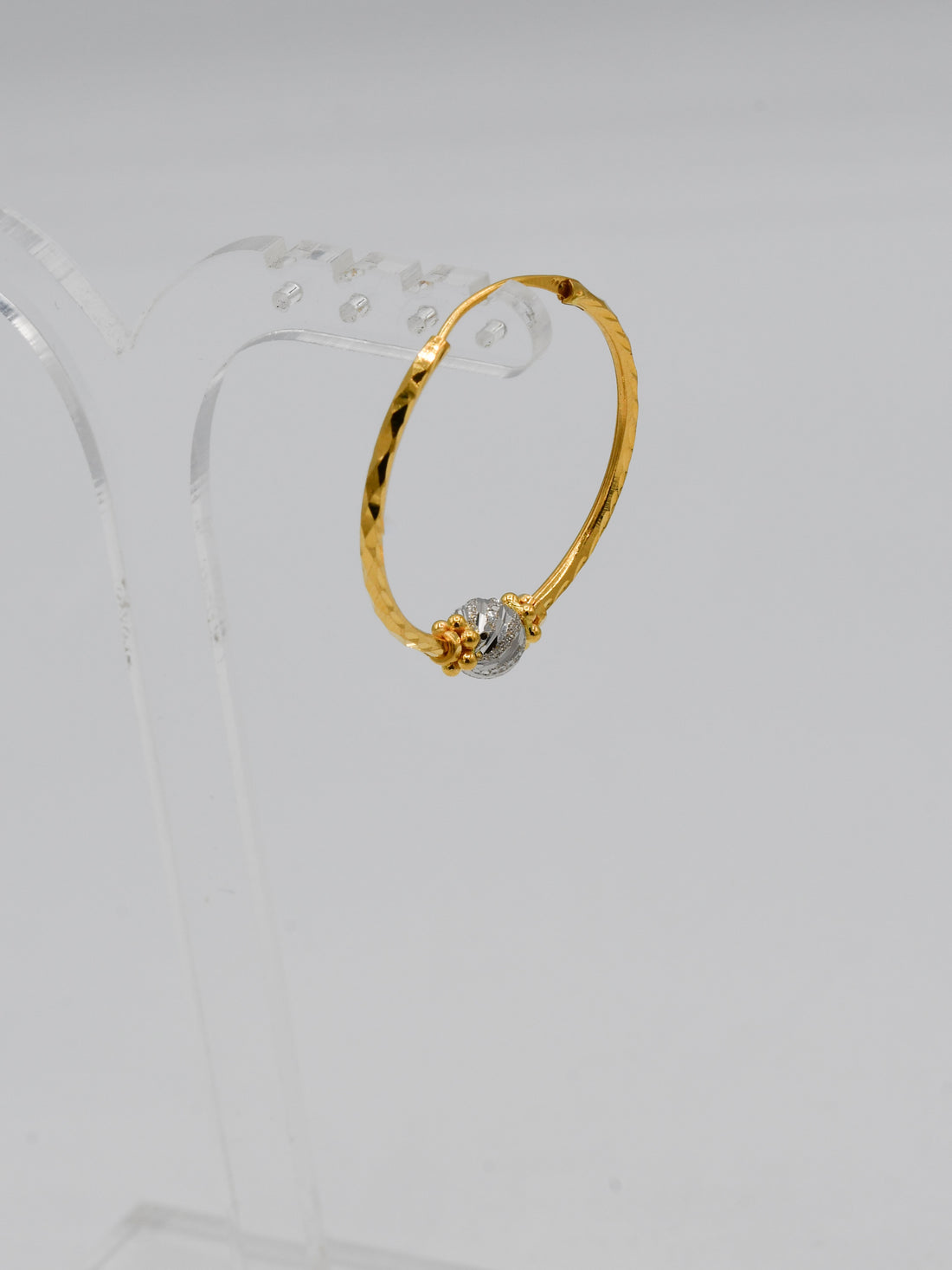 22Ct Gold Two Tone Ball Bali - Roop Darshan