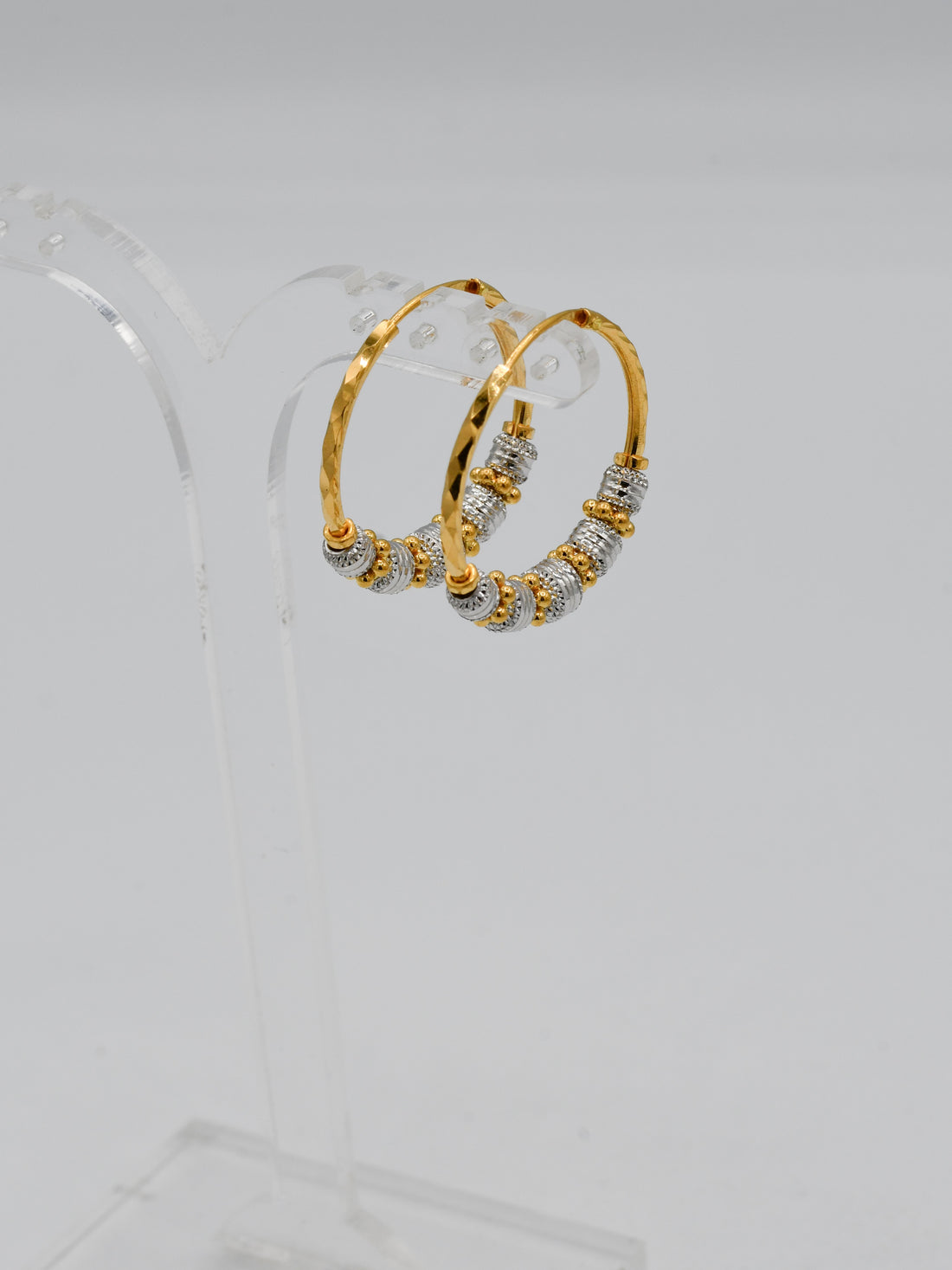 22Ct Gold Two Tone Ball Bali - Roop Darshan