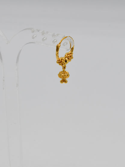 22Ct Gold Jhumkil Bali - Roop Darshan