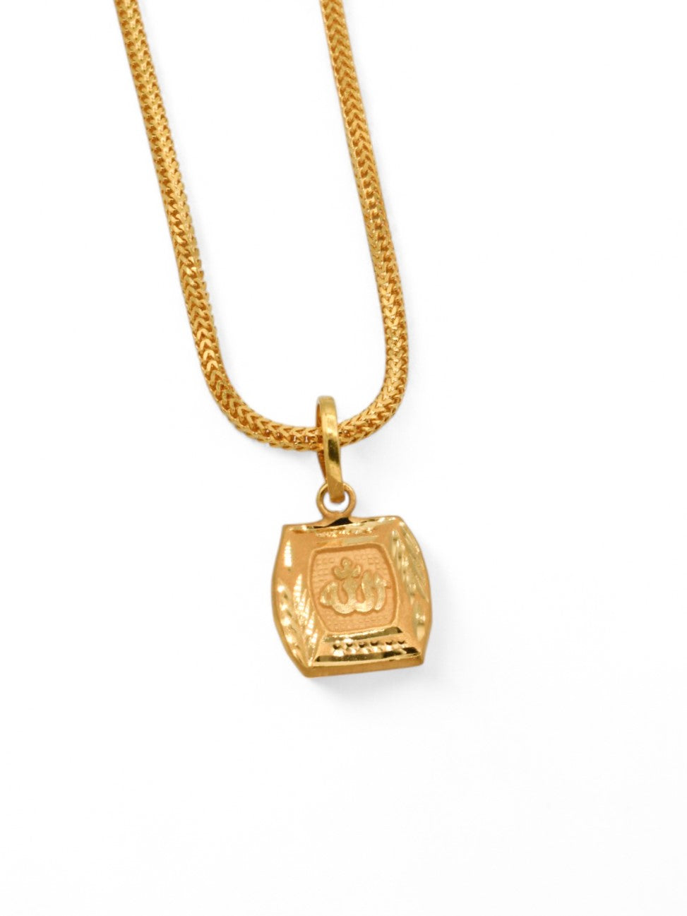 22ct Gold Allah Pendant - Roop Darshan