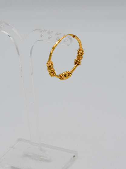 22ct Gold Ball Bali - Roop Darshan