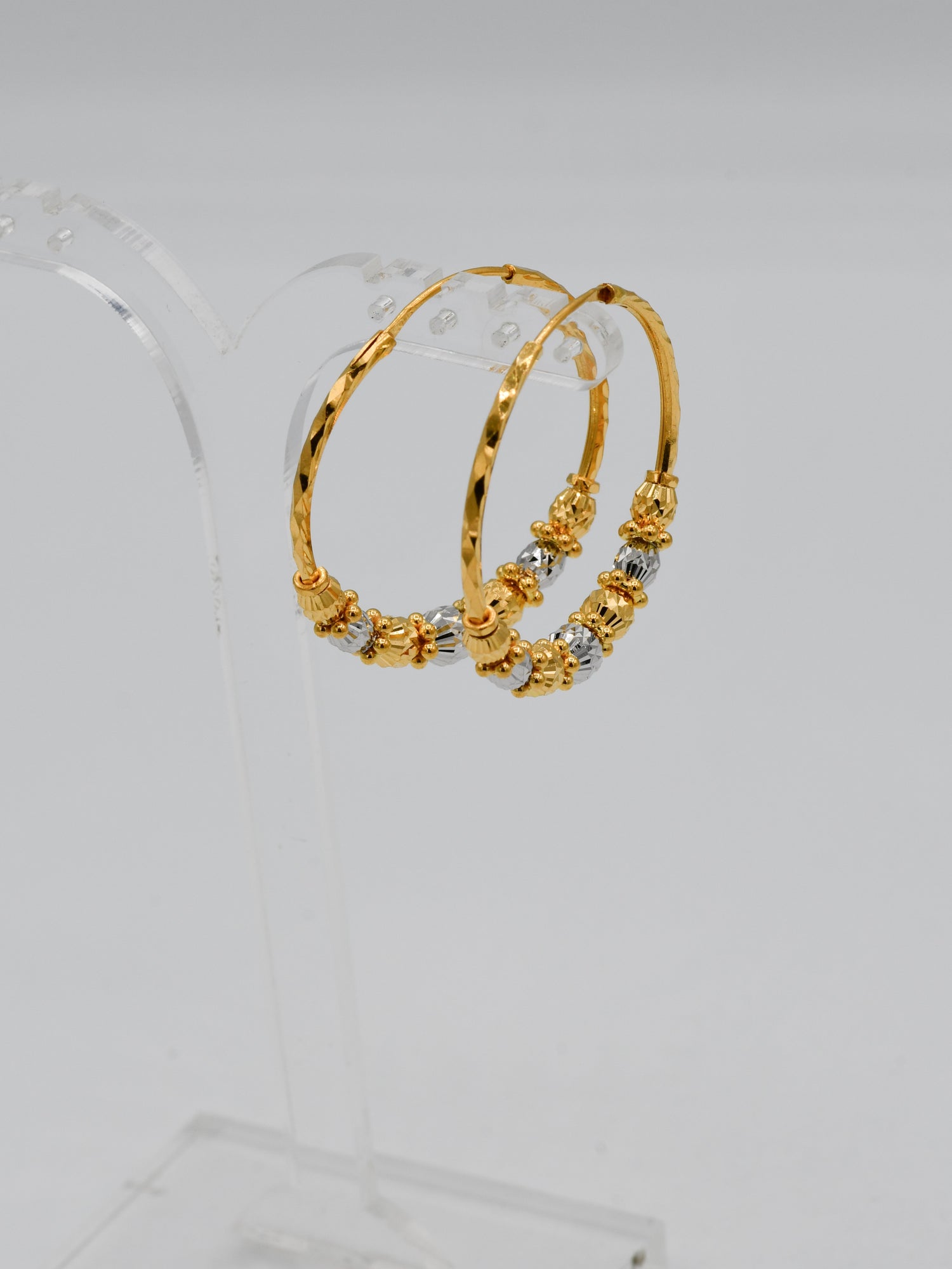 22Ct Gold Two Tone Ball Bali