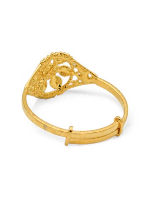 22ct Gold Adjustable Ring - Roop Darshan