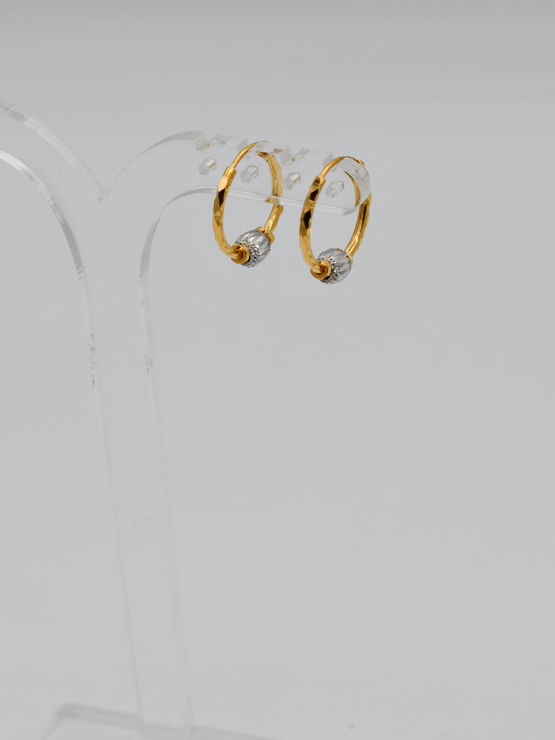 22Ct Gold Two Tone Ball Bali