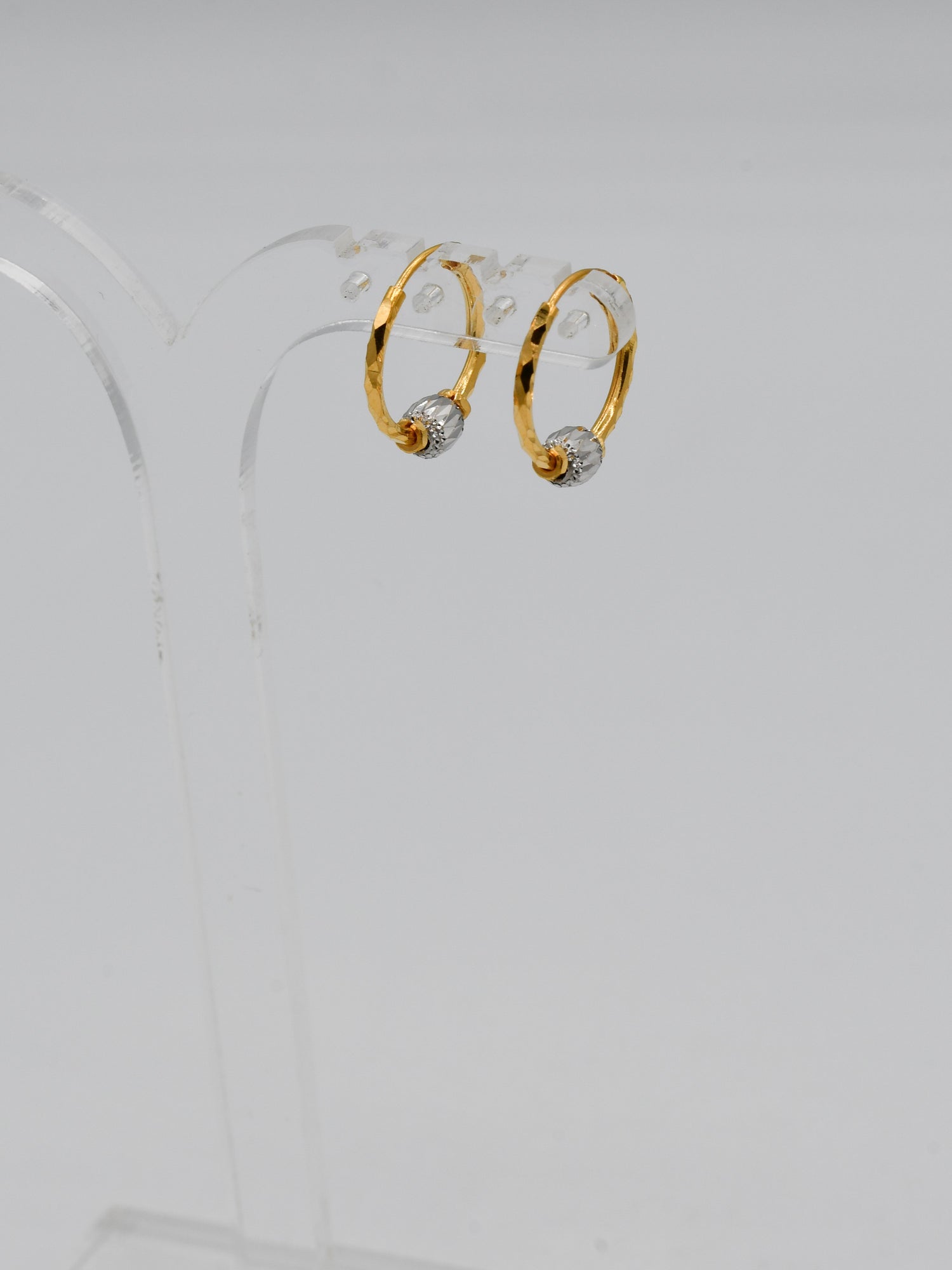 22Ct Gold Two Tone Ball Bali