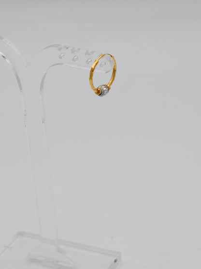 22Ct Gold Two Tone Ball Bali