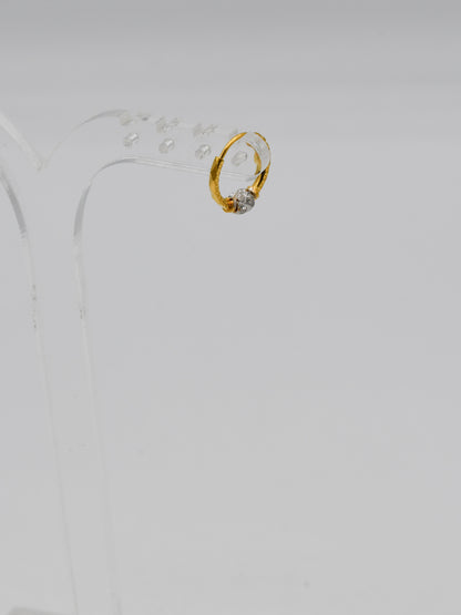 22Ct Gold Two Tone Ball Bali