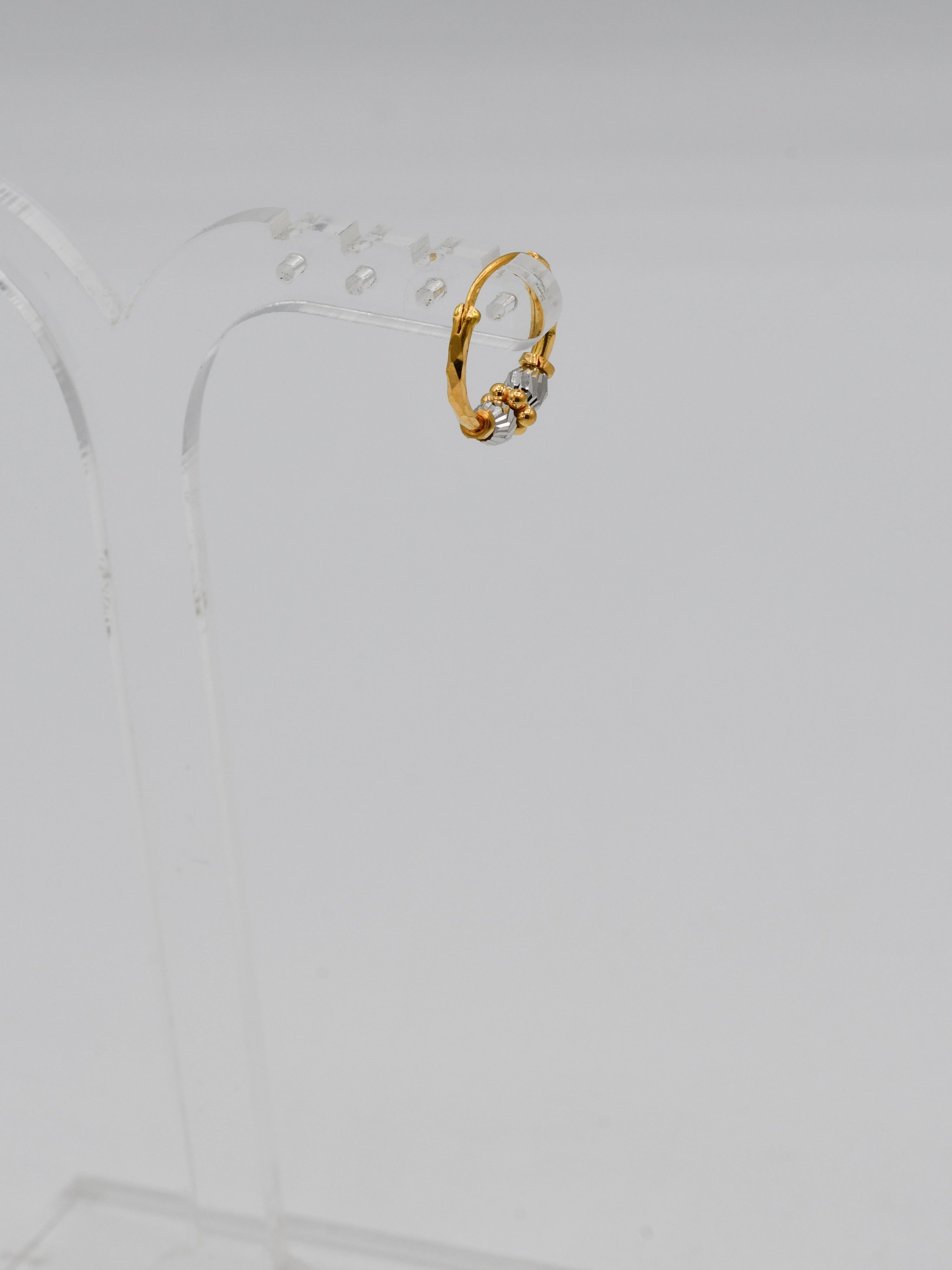 22Ct Gold Two Tone Ball Bali - Roop Darshan