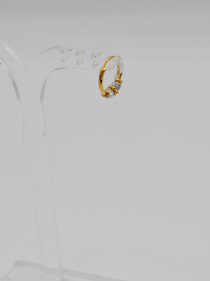 22Ct Gold Two Tone Ball Bali - Roop Darshan