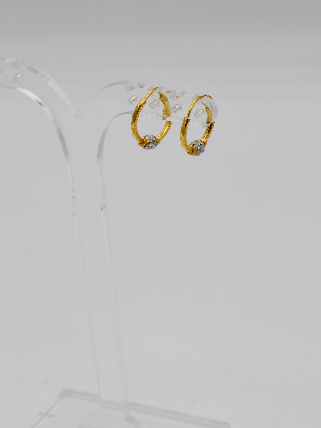 22Ct Gold Two Tone Ball Bali