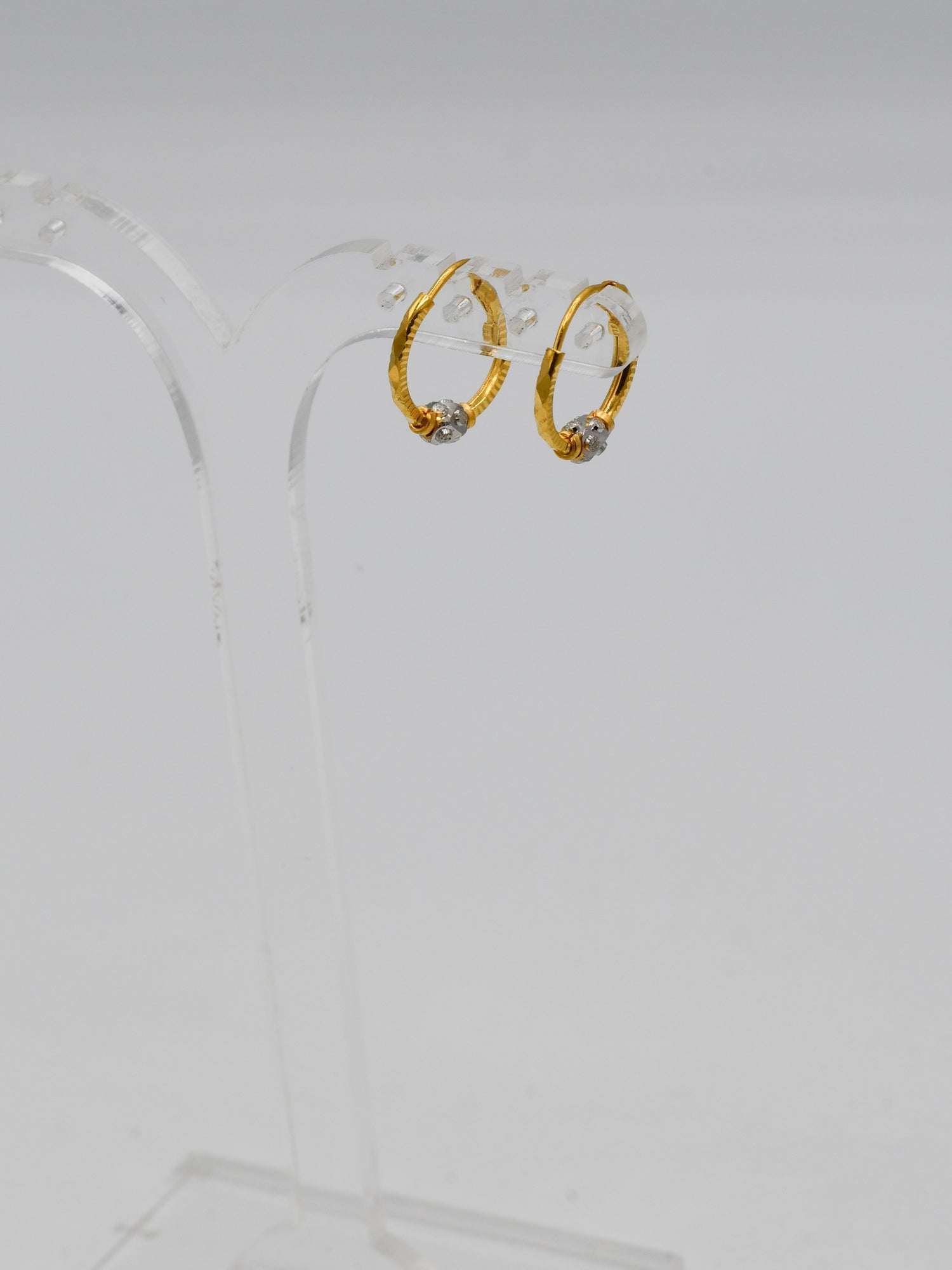 22Ct Gold Two Tone Ball Bali - Roop Darshan