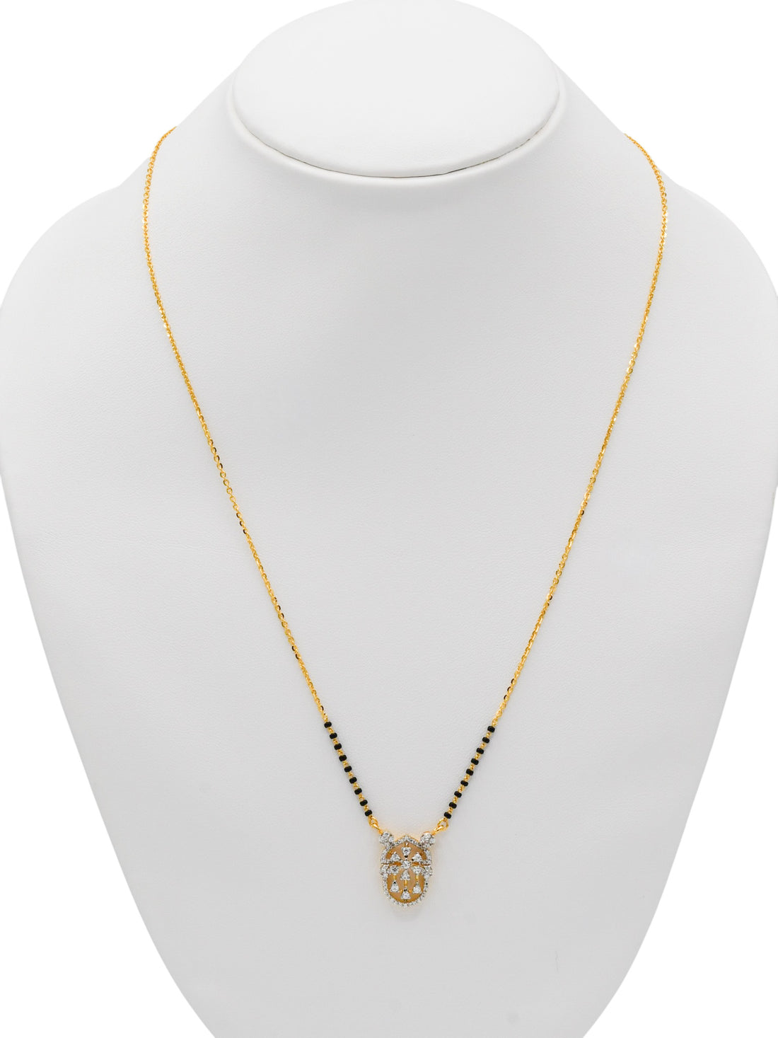 22Ct Gold CZ Mangal Sutra