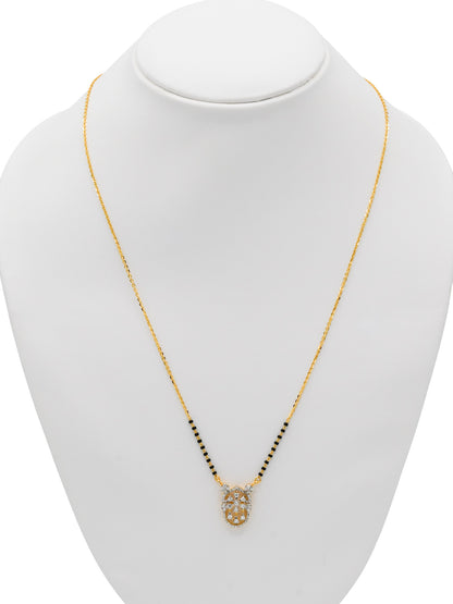 22Ct Gold CZ Mangal Sutra - Roop Darshan