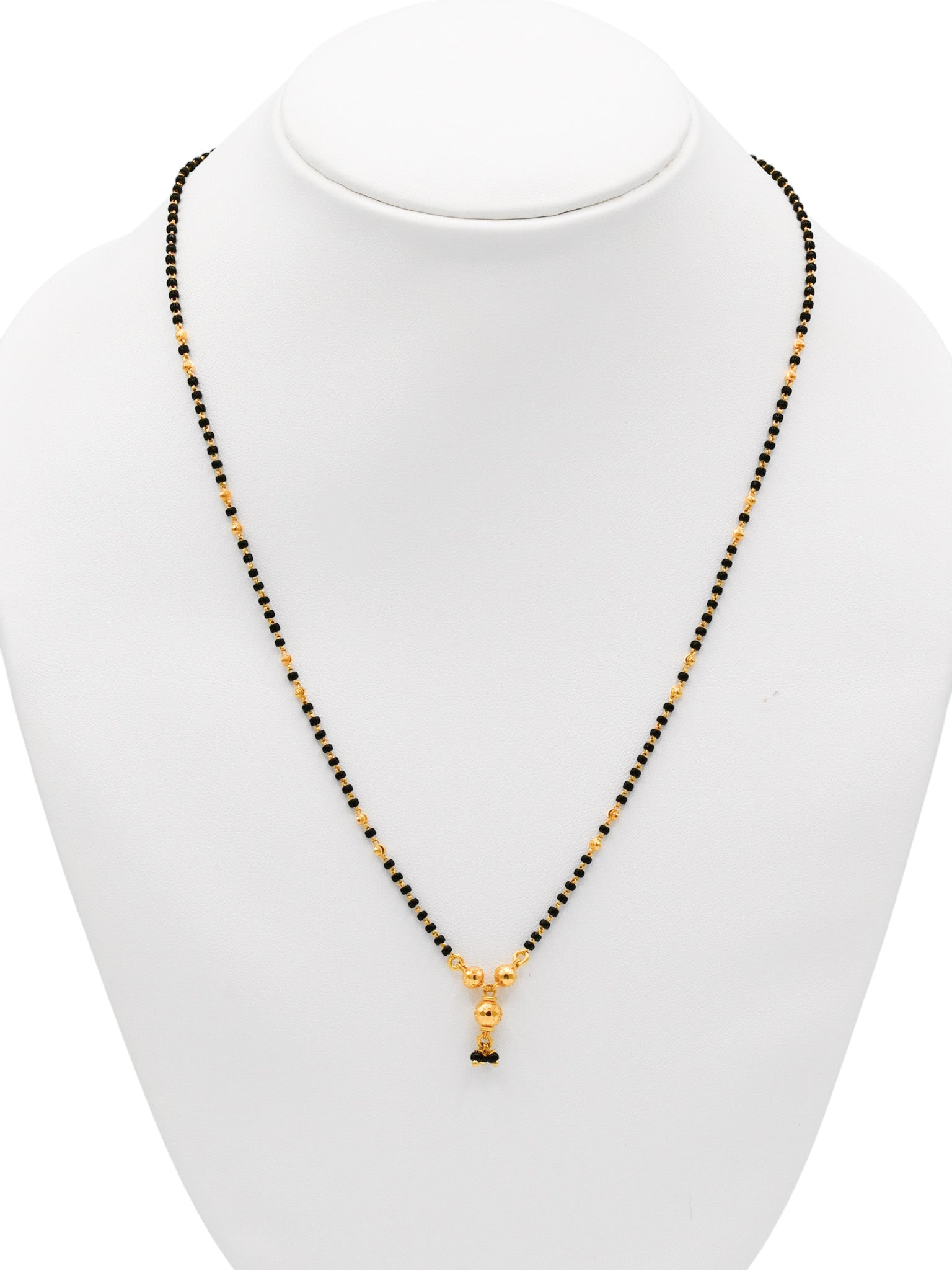 22Ct Gold 1 Row Mangal Sutra - Roop Darshan