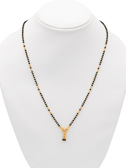 22Ct Gold 1 Row Mangal Sutra - Roop Darshan