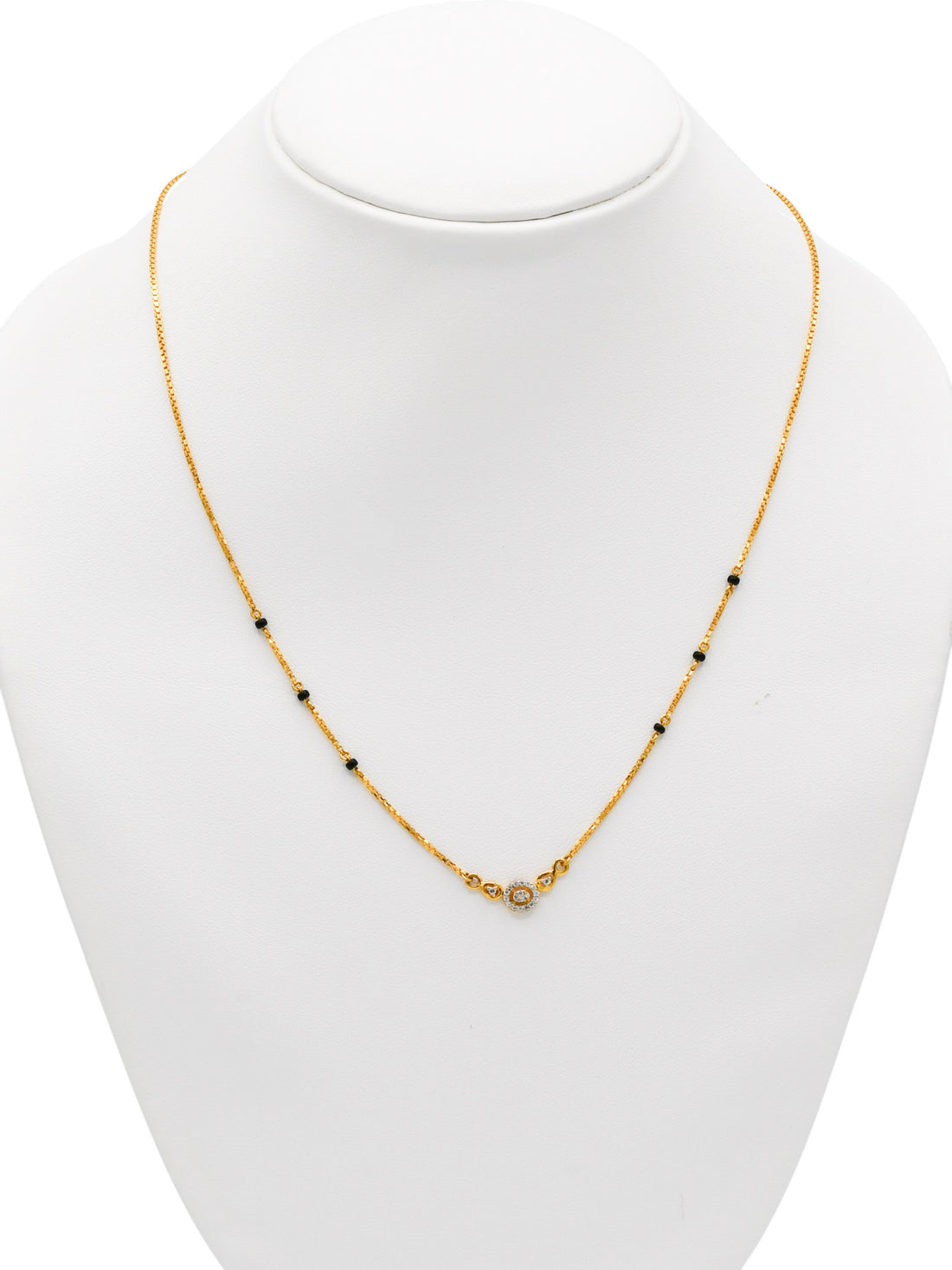 22Ct Gold CZ Mangal Sutra