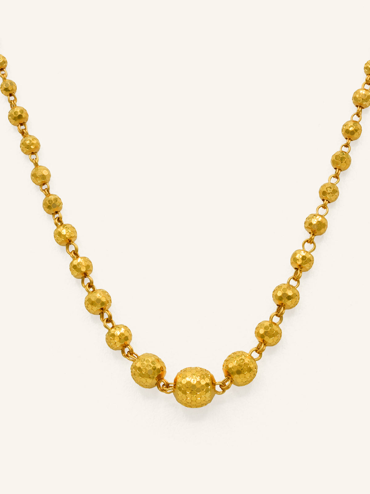 22ct Gold Ball Fancy Chain
