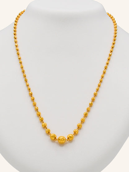 22ct Gold Ball Fancy Chain