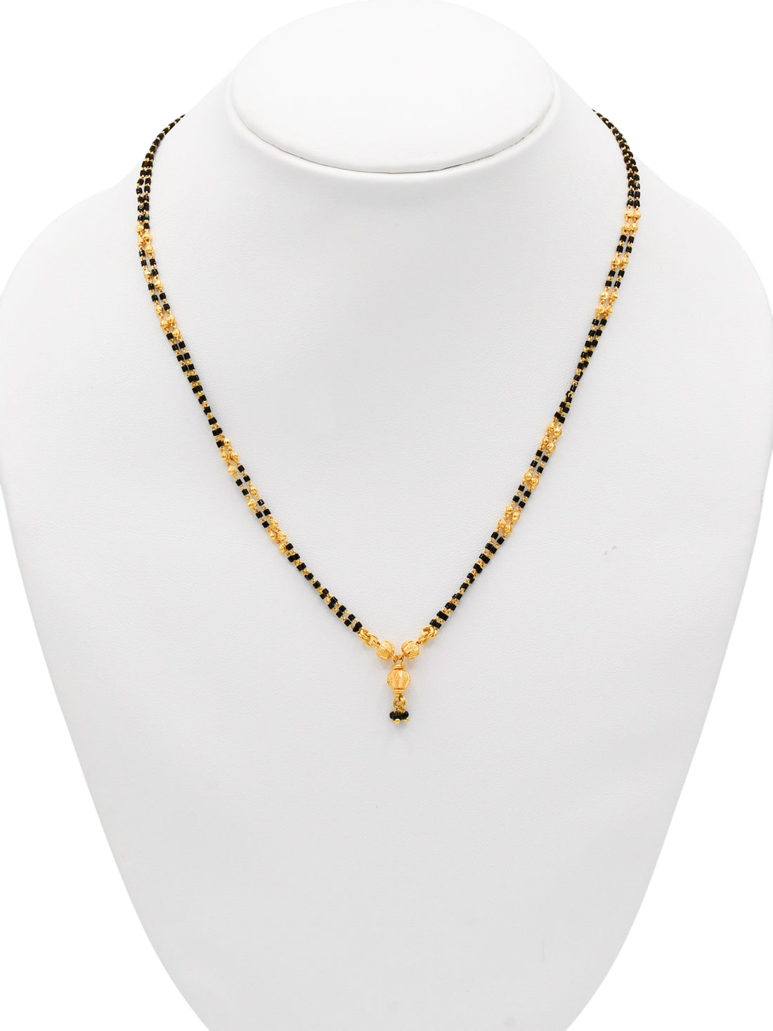 22Ct Gold Two Row Mangal Sutra